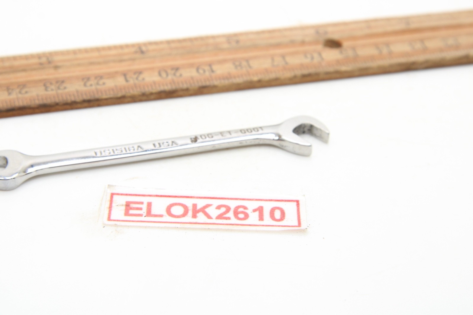 Snap-On DS1516A 15/64″ x 1/4″ SAE Chrome Open End Ignition Wrench USA