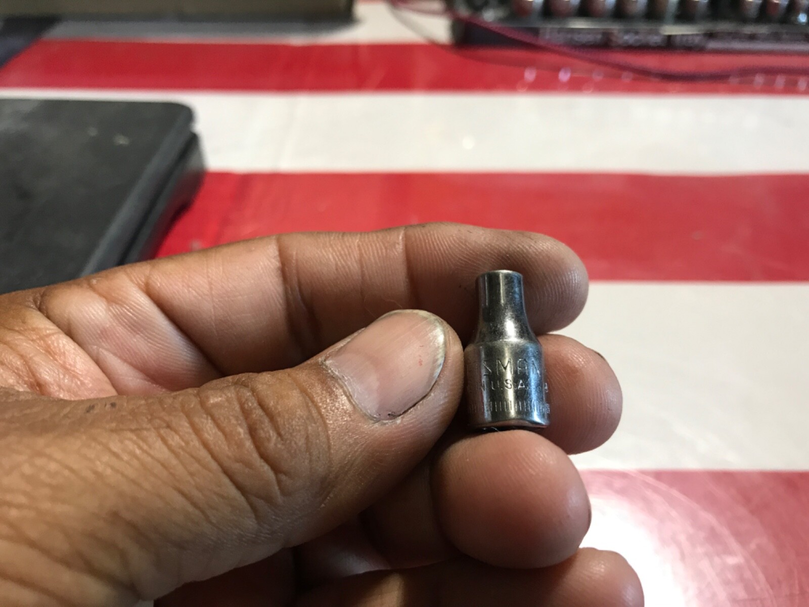 Craftsman tools socket 4mm 1/4” drive 6 point 43505 $$$$