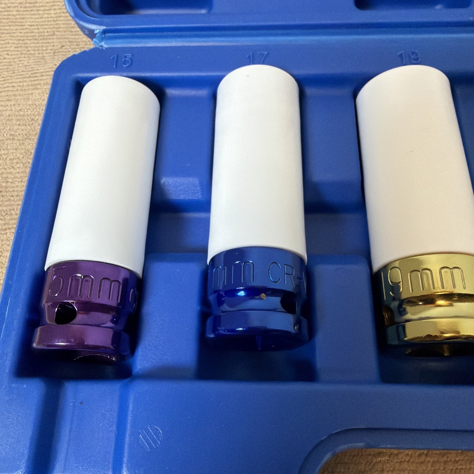 6 Point Wheel Lug Nut Deep Impact Socket Extractor Tool 15mm 17mm 19mm 21mm 22mm