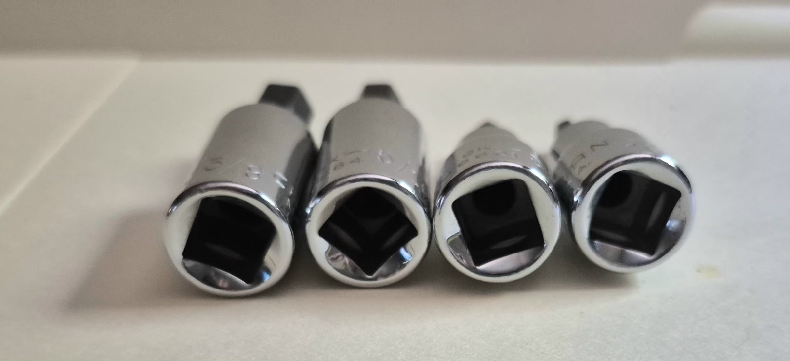 Vnt. Craftsman 4 Pcs USA GK series 3/8” Drive 3/8-5/16-3/16-& 5/32 Hex Bits