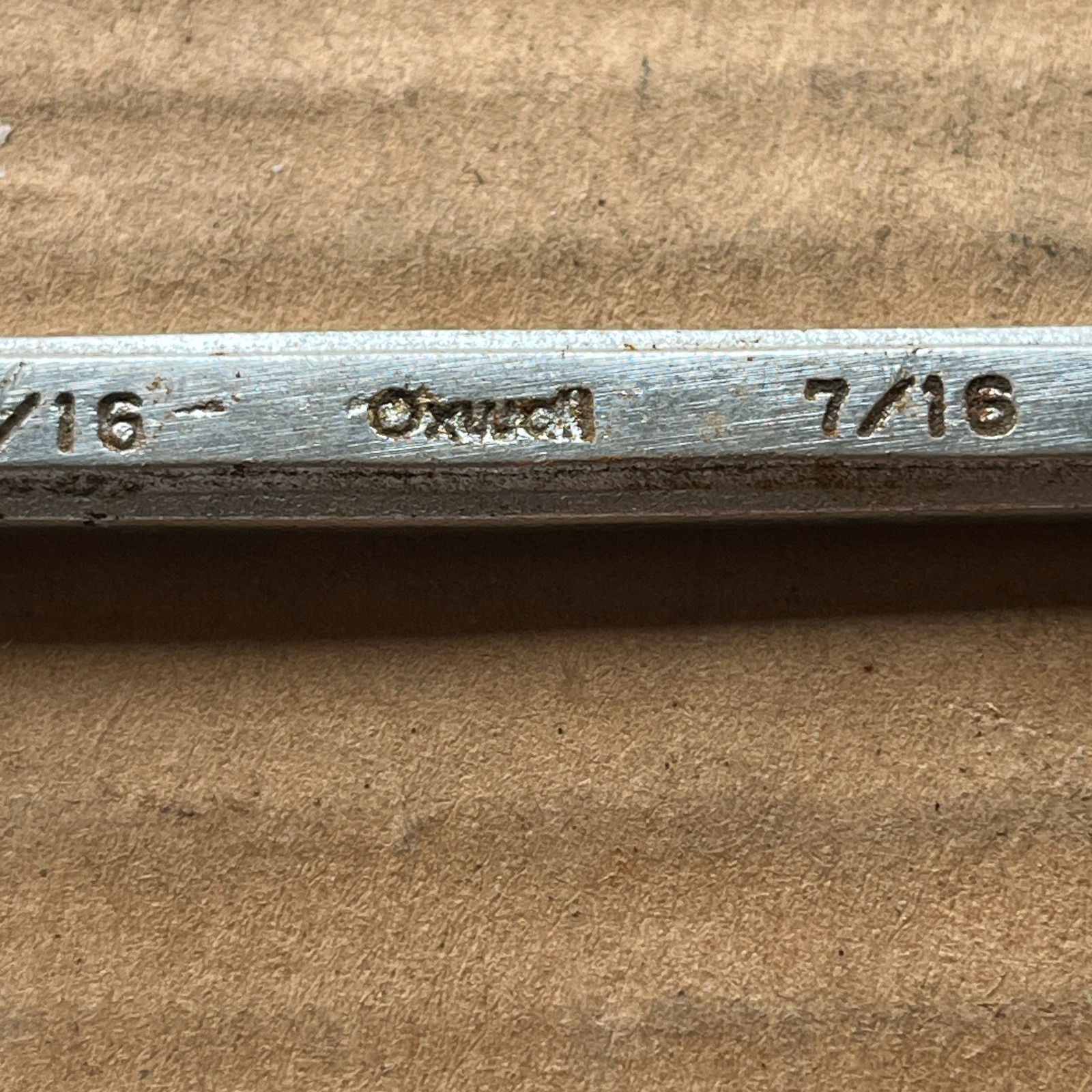 Oxwall 7/16″ in. SAE Combination Wrench Vintage Chrome