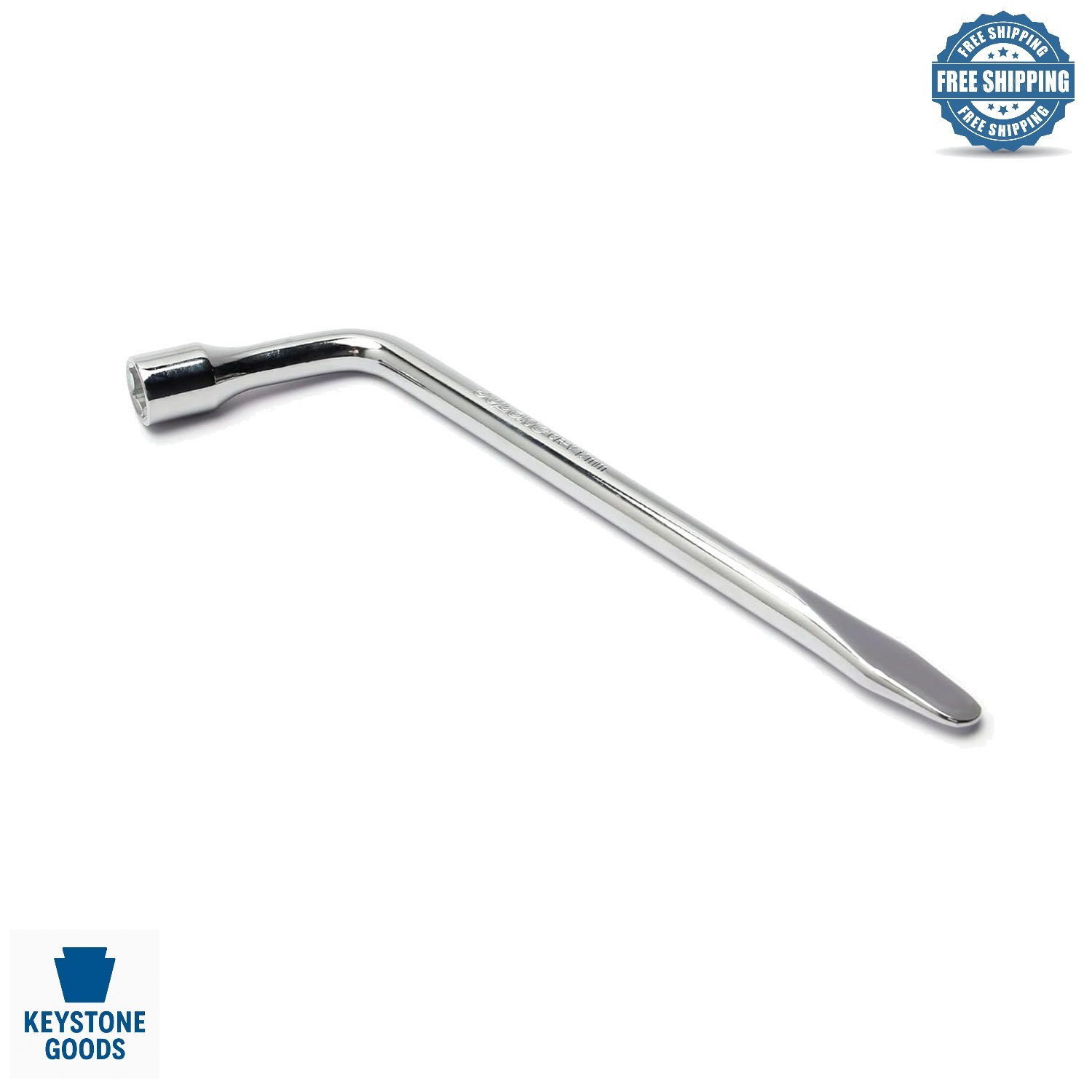 17mm Car Lug Wrench & Multi-Tool Repair Tool – Durable Steel & Galvanized Finish