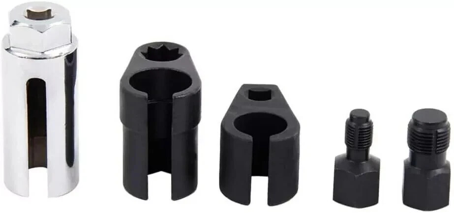 2Pcs O2 Oxygen Sensor Socket Wrench 3/8″ 1/2″ 22mm Auto Repair Installer Tool