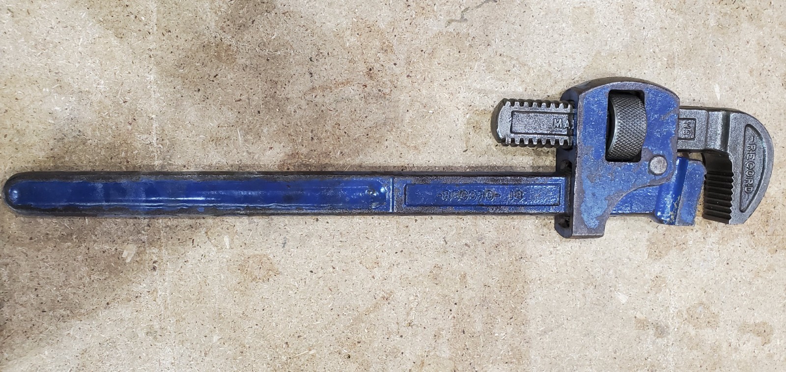 Genuine vintage Record 18” Stillson Pipe Wrench, excellent original condition