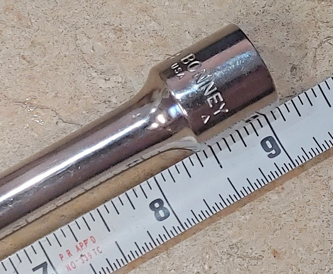 NEW, Bonney Tools T609 3/8″ drive 9″ Chrome extension Made in USA