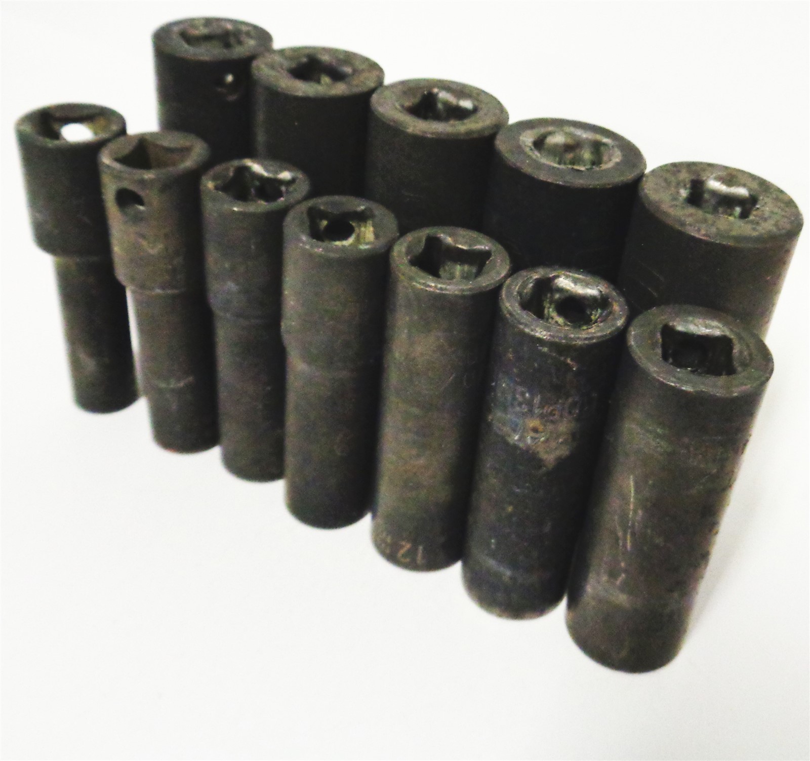 Matco SBIPM126TA 12pc 3/8″ Drive 6 Point Metric Mid-Length Impact Socket Set