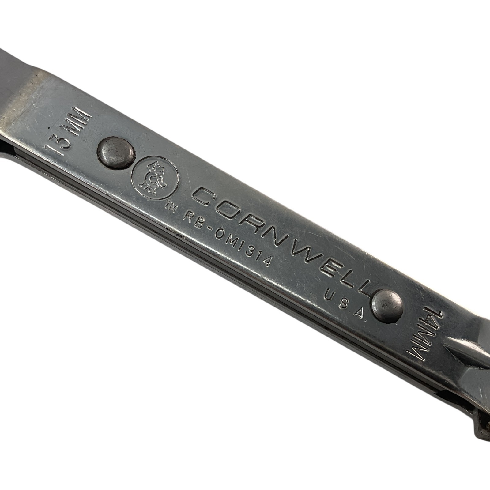Cornwell Ratcheting Box Wrench 13mm 14mm RBOM1314 Sold As Pictured Mechanic Tool