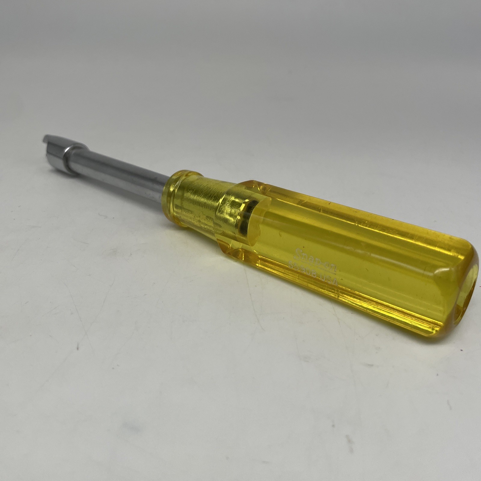 Snap On Tools Dash Nut Trim Specialty VW Porsche Clear Screwdriver Handle