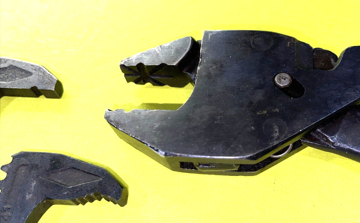 EIFEL TOOLS VINTAGE PLIERENCH & 2 EXTRA HEADS
