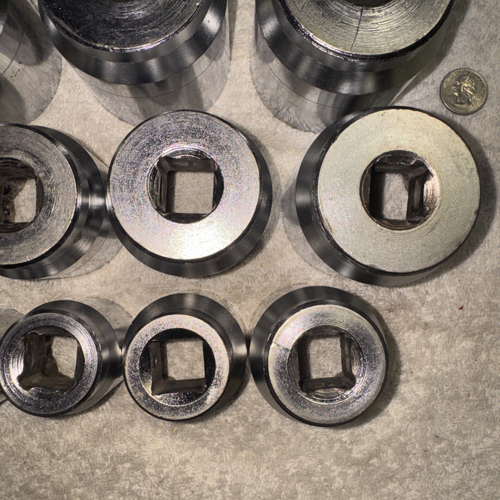 LARGE Craftsman 3/8 Drive Std Socket Lot Point 12 Pieces 1 5/16” – 2 3/8” CLEAN