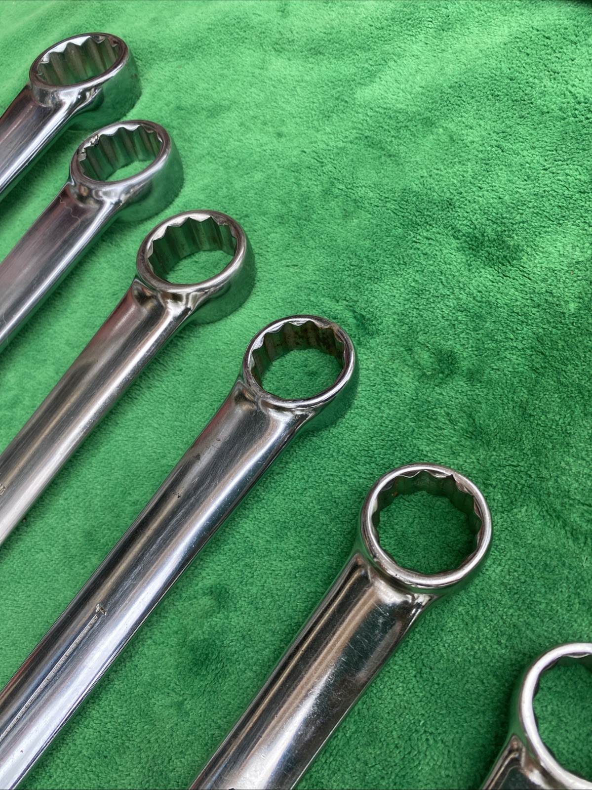 12 PC ARMSTRONG COMBINATION WRENCH SET 5/16” To 1-1/4 USA Vintage USA