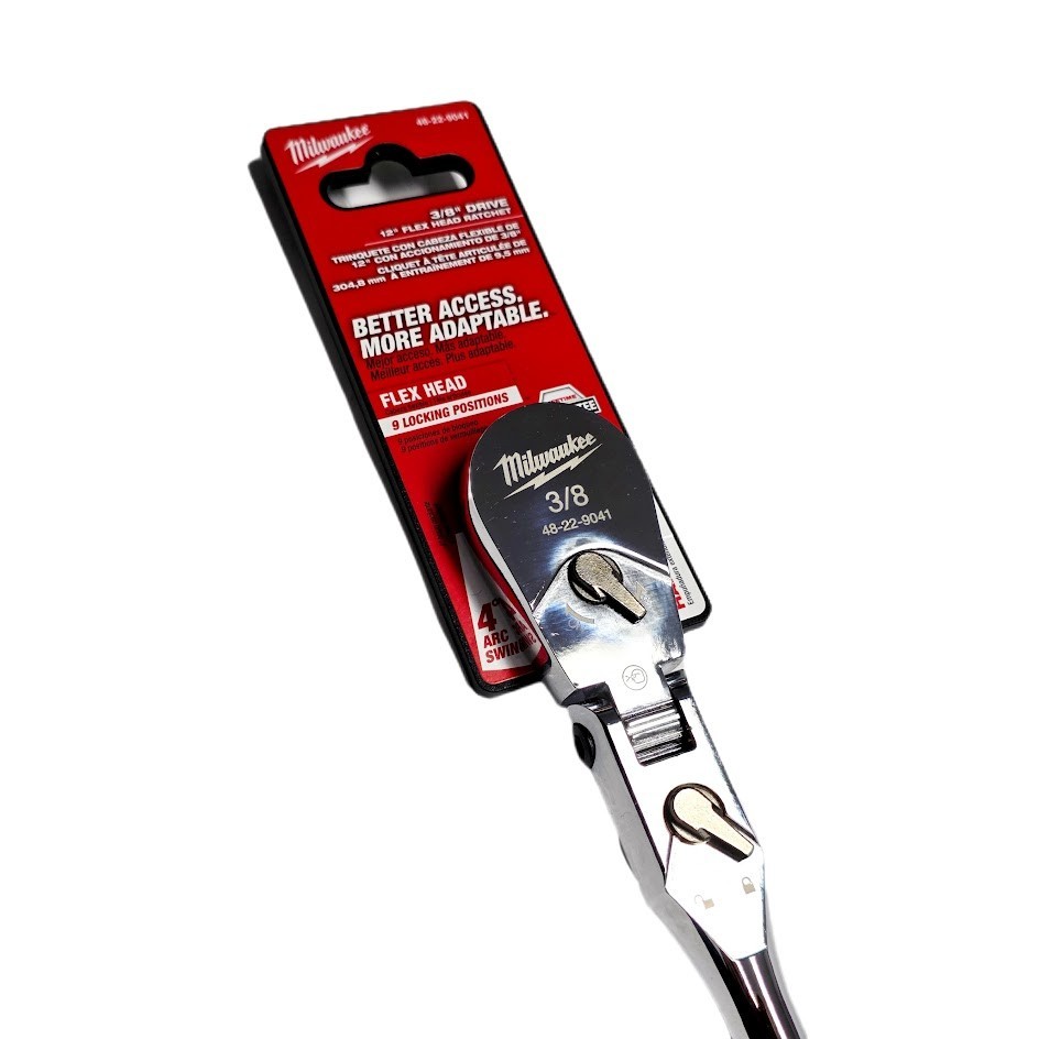 Milwaukee 48-22-9041 3/8 In. Drive 12 In. Flex Head Ratchet