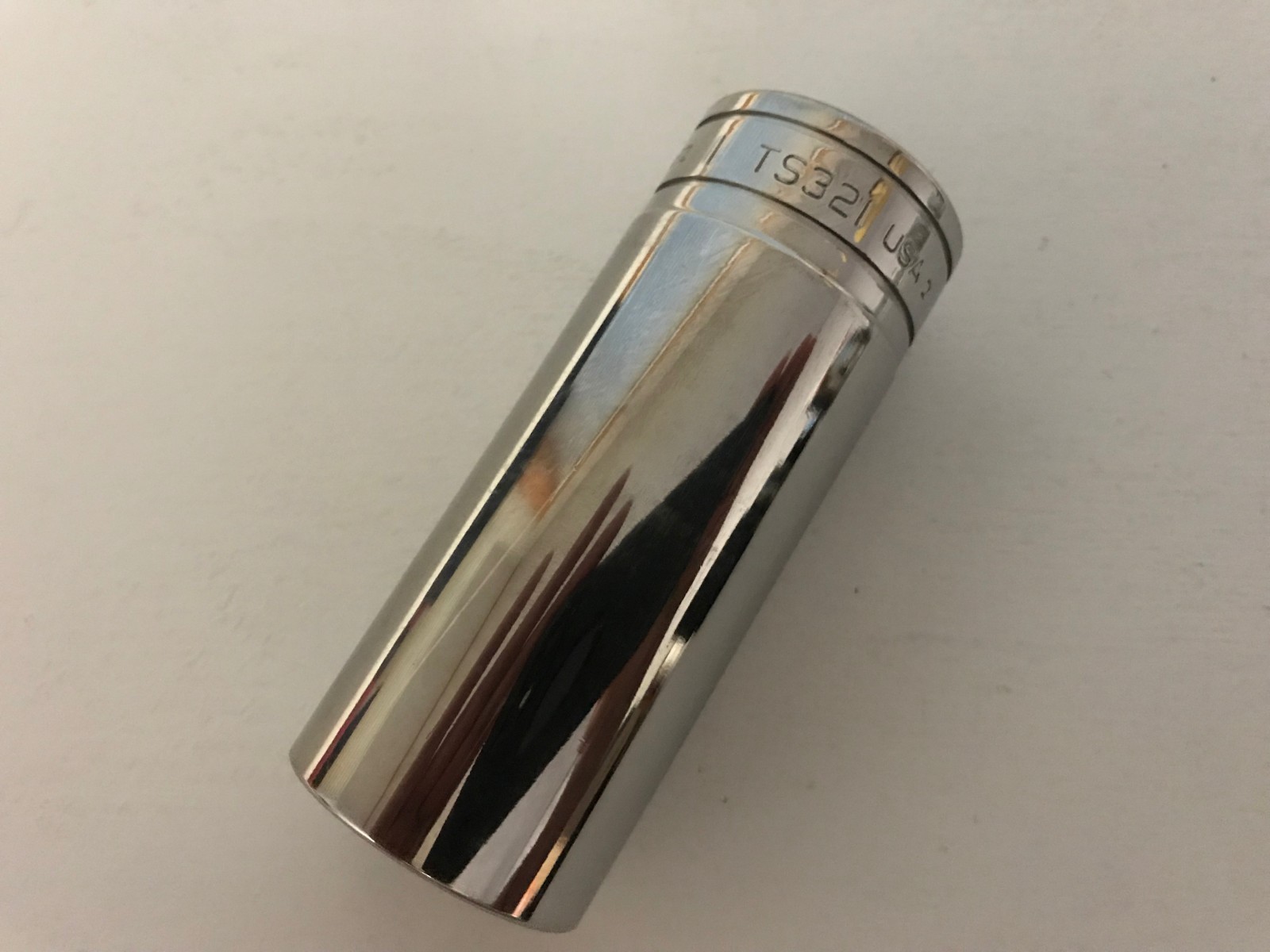 Snap-On Tools USA *NEW* 1/2″ Drive 6pt 1″ SAE Deep Chrome Socket TS321