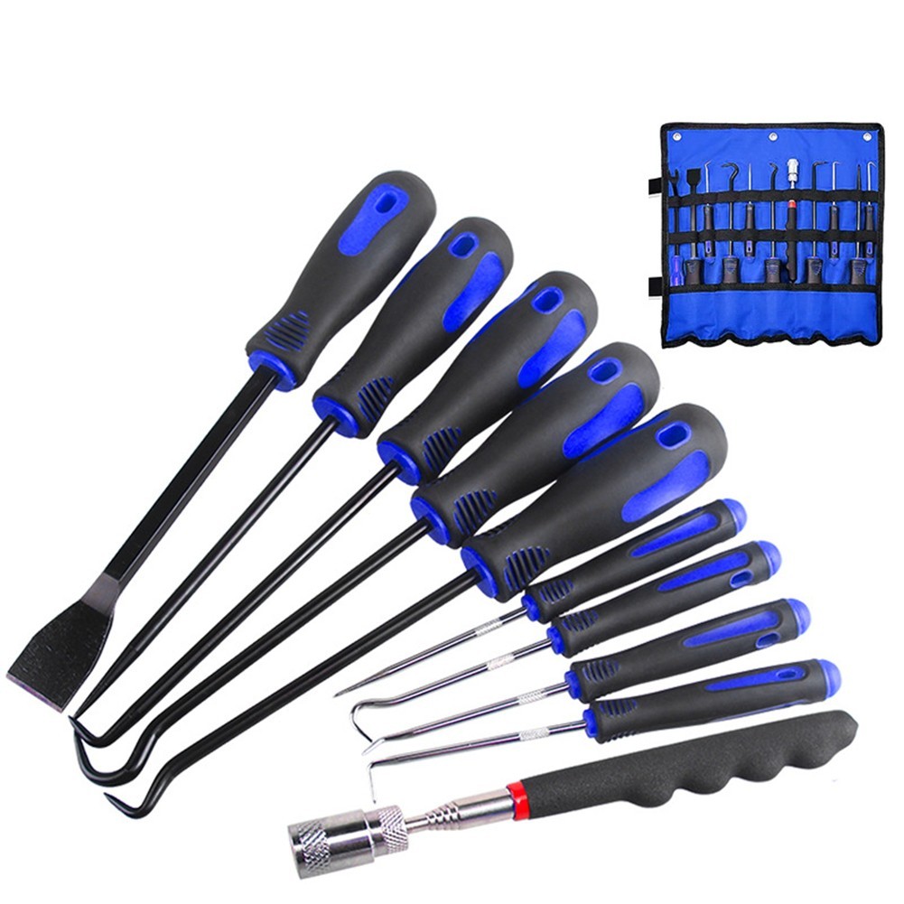Automotive Hook Puller Tool Set 8pcs for Trim Removal and Hose Sealing
