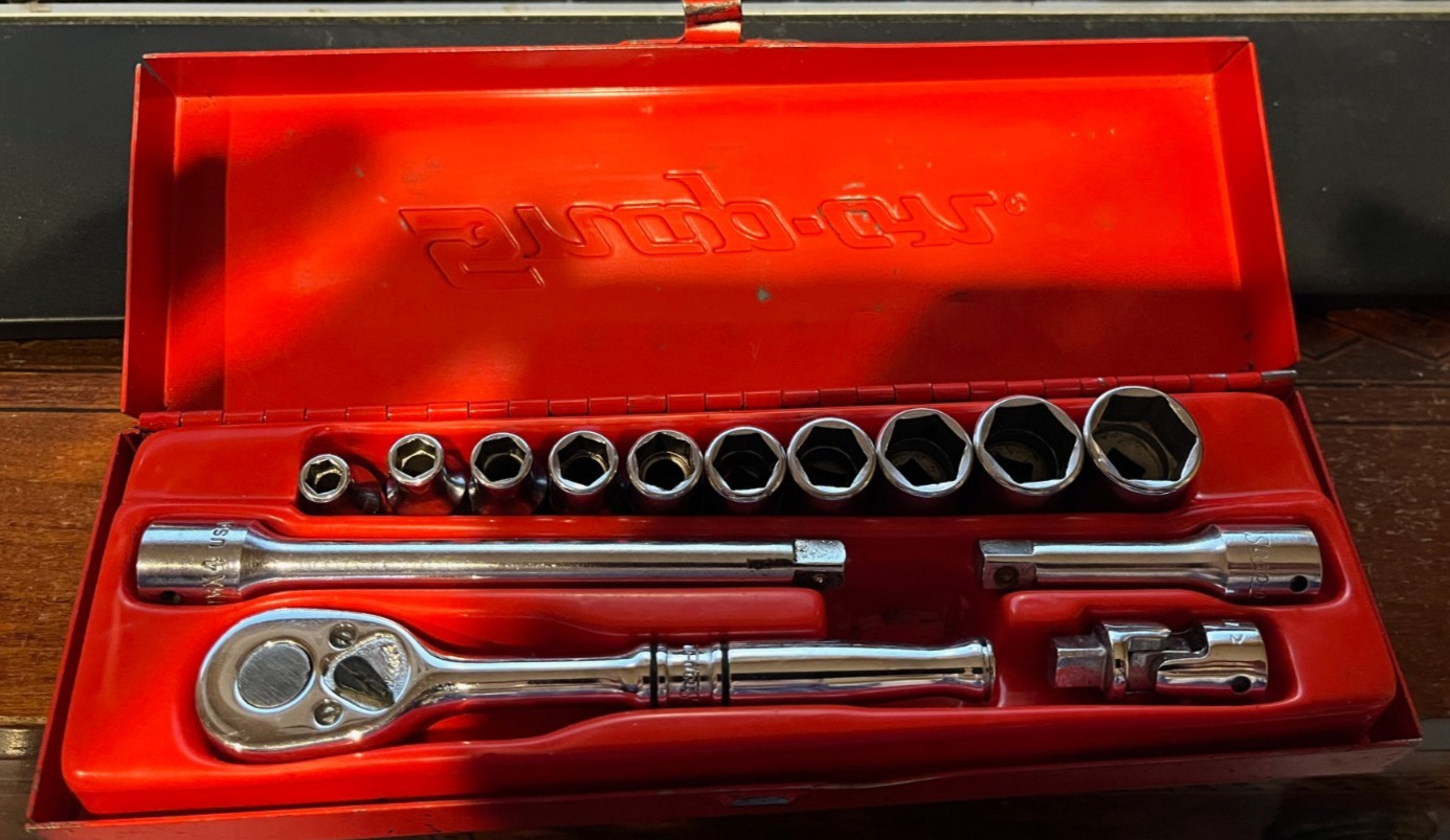 Snap-on KRA229 1/4″ SAE General Service Set 1989 Date Code