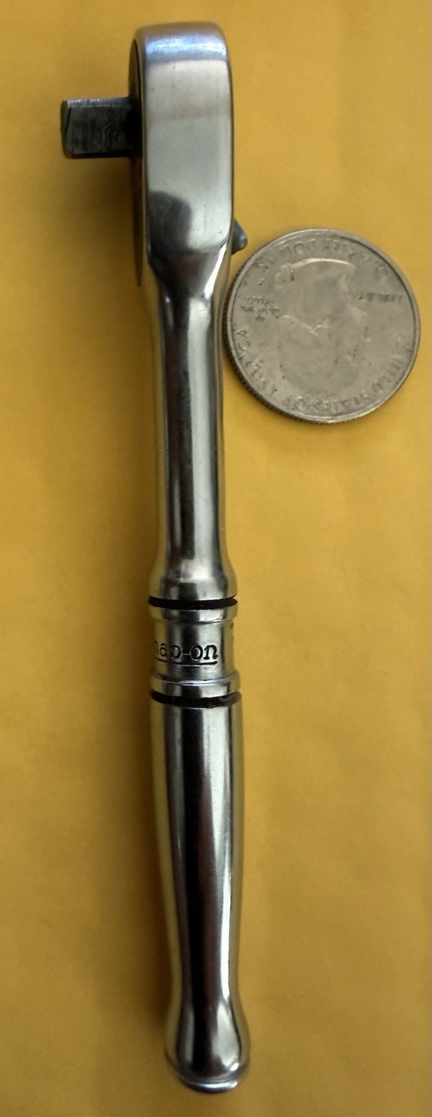 Snap On 1/4″ Ratchet TM 70 B and 5/16” Socket TMD 10. Nice Tool w/Chrome. USA