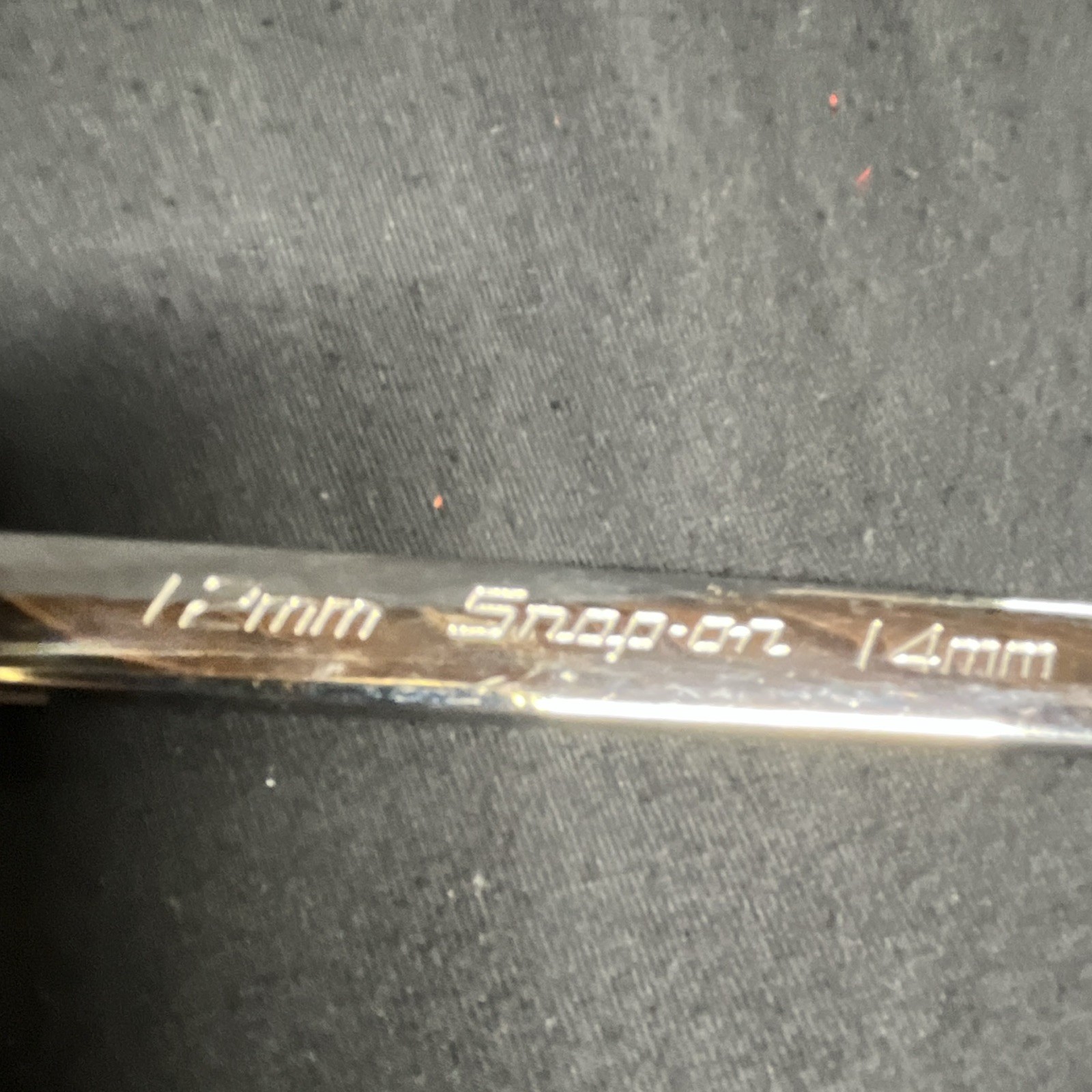 SNAP-ON Double 6 Point Box End Wrench 12mm X 14mm, XBM1214SA, Made In USA