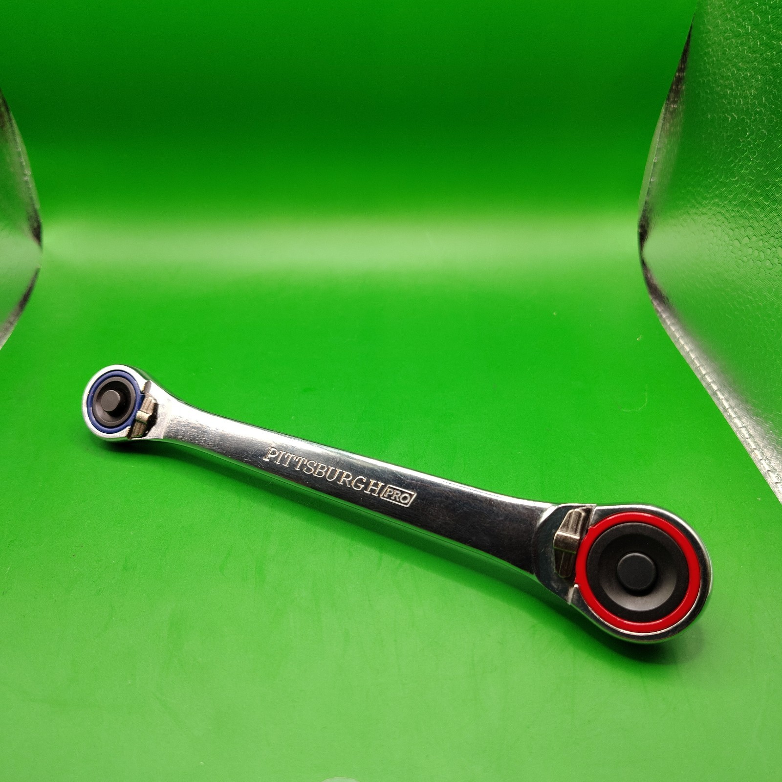 Pittsburgh Pro 1/4 in. and 3/8 in. Dual Head Ratchet