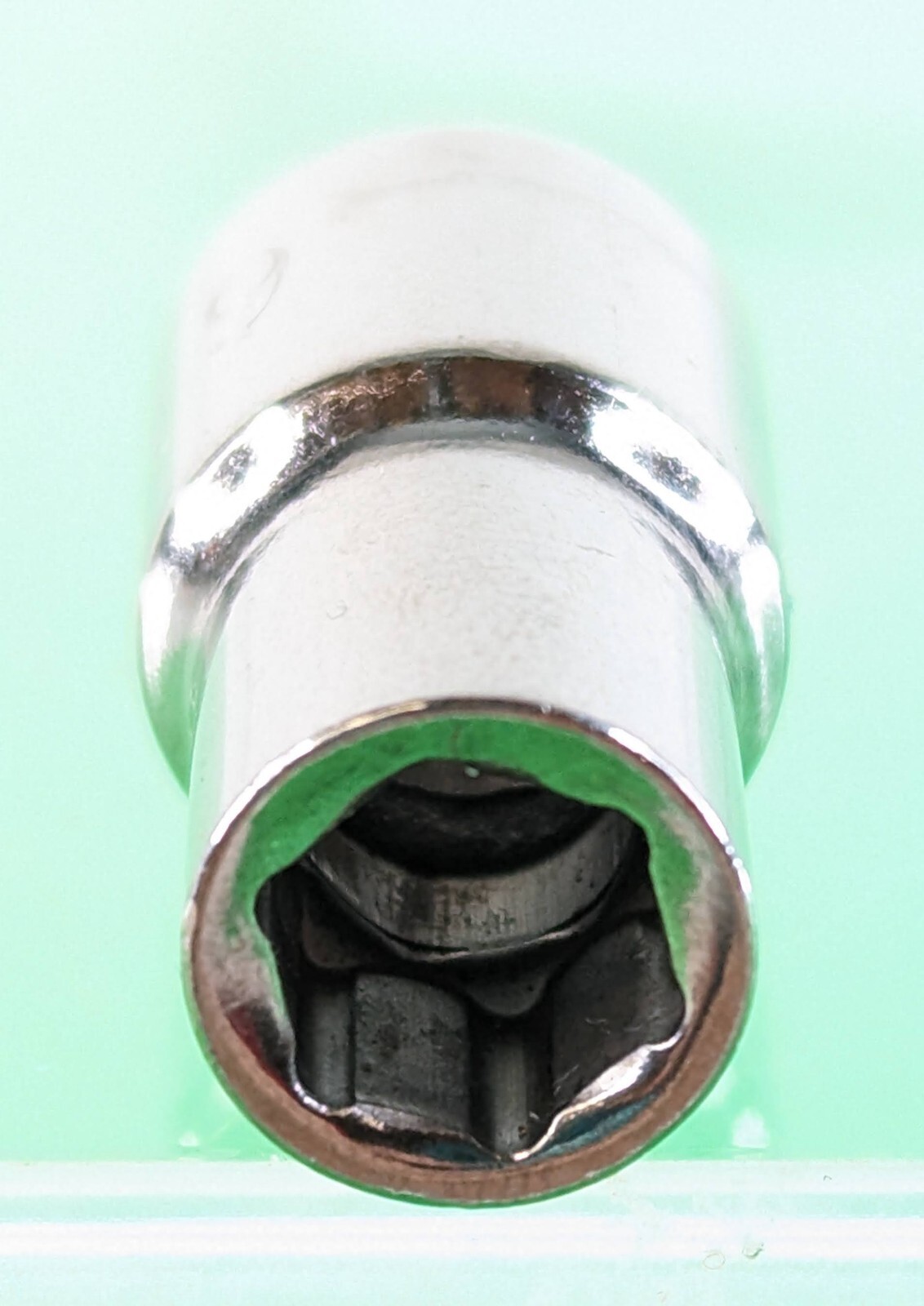 Craftsman USA 1/4in Drive 6mm Socket 6 Point Shallow Chrome Vintage 34602