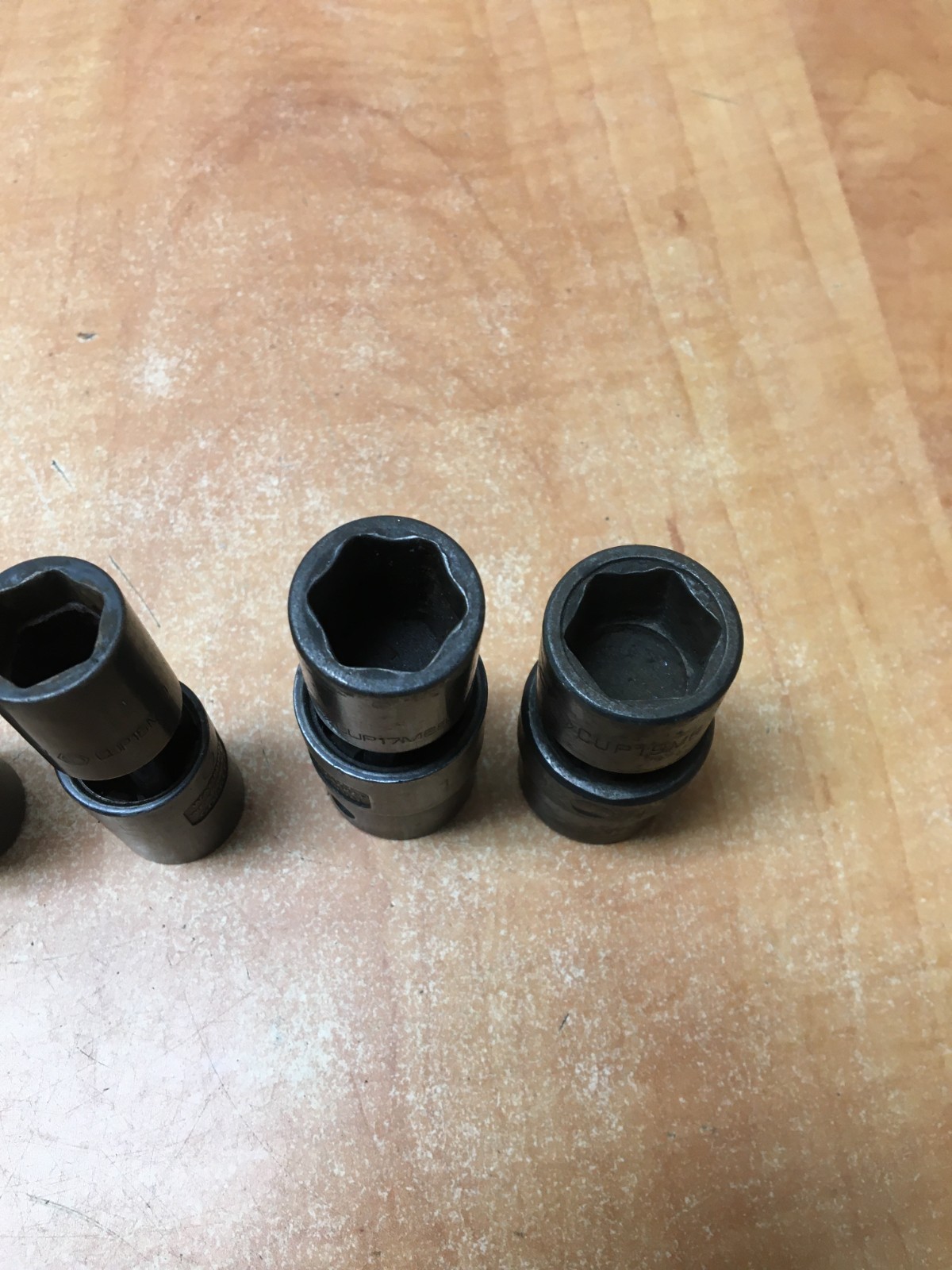 Matco 5 pc 6 Point 1/2″ Drive Swivel Impact Socket Set Metric 13 14 15 17 19mm