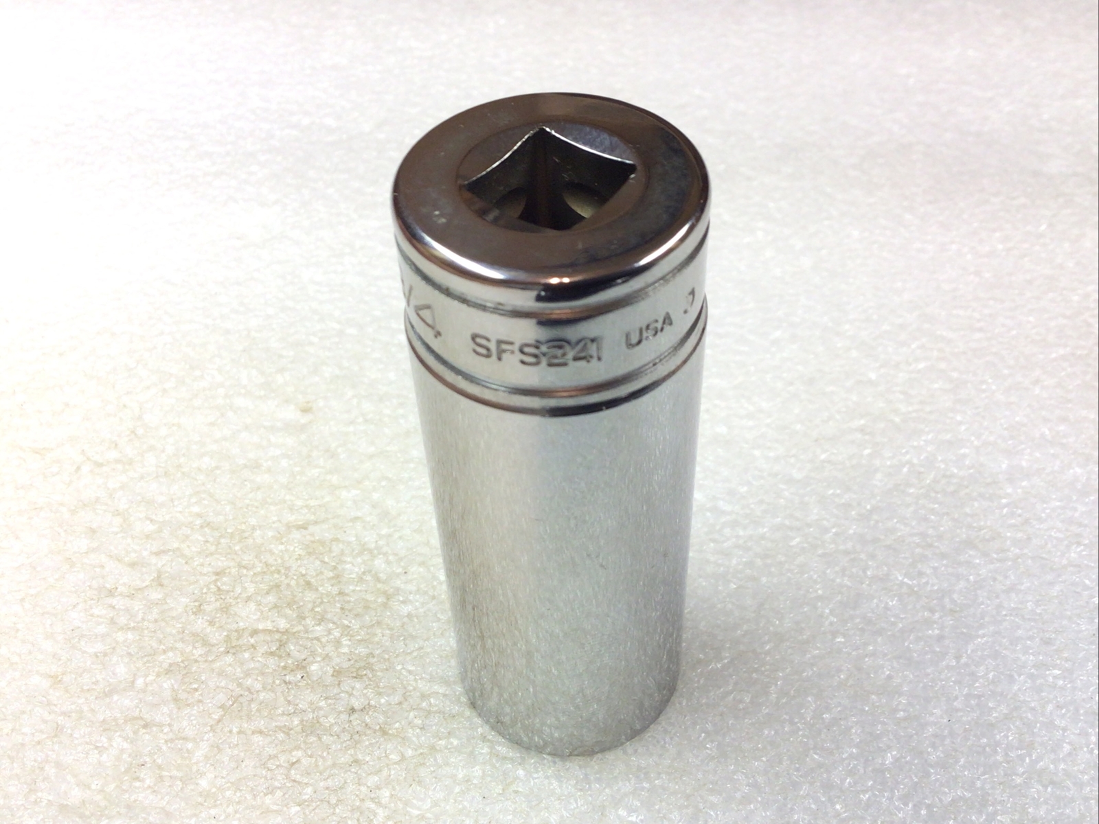 Snap On#SFS241 – 3/4”, SAE, 3/8″ Dr., 6 Pt., Chrome, Deep Socket-USA-NOS-