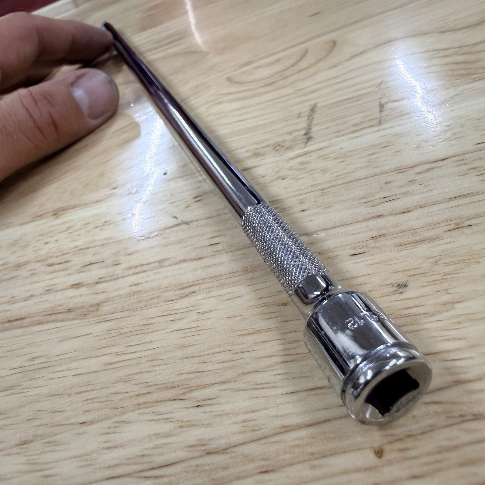 New ICON Professional 1/4” Drive 12” Long Chrome Extension E1L12