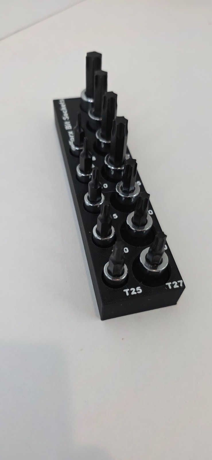 3/8 and 1/4 Torx Bit Socket Organizer