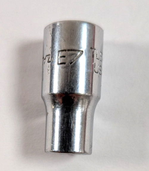 Snap-on Tools 1/4″ Drive E7 Inverted TORX Chrome Socket FLE70 wb7b.whttie