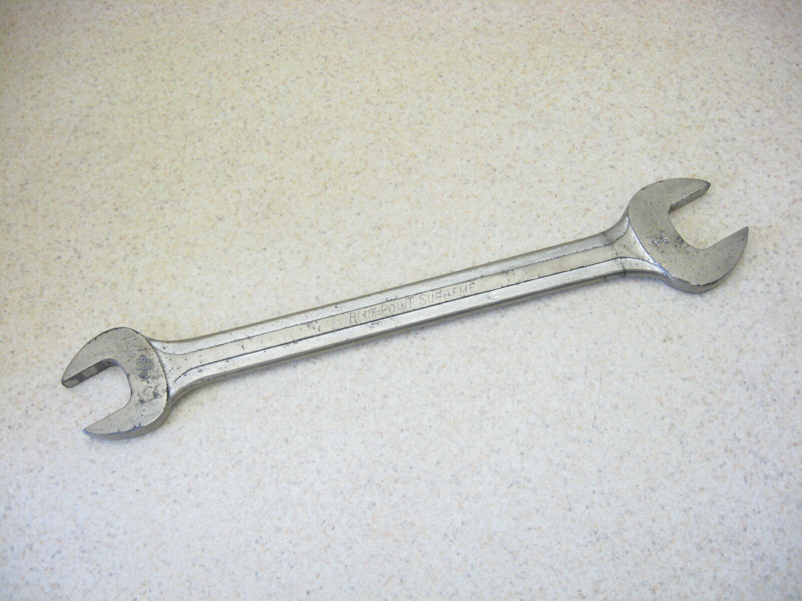 Blue Point Supreme by Snap-On S-3032 Double Open End Wrench 15/16″ x 1″ Vtg USA