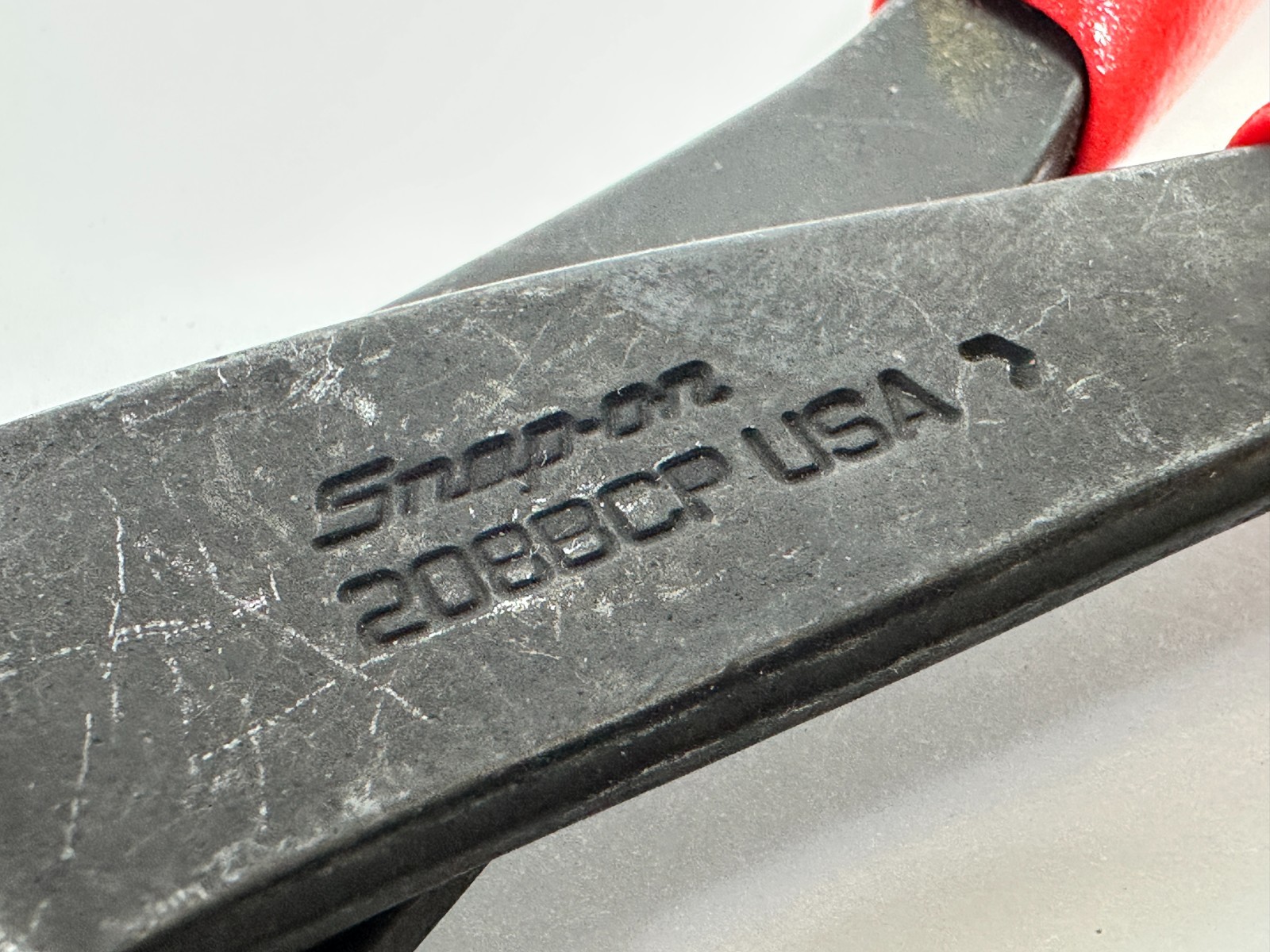 Snap-On Tools USA 208BCP Battery Terminal Pliers Side Mount Angle Nose, Red Grip