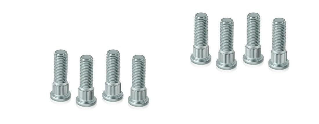 set Of 8pcs m12*1.5 * 40 Front Rear Wheel Studs Bolts 7519753 Replacement Fo