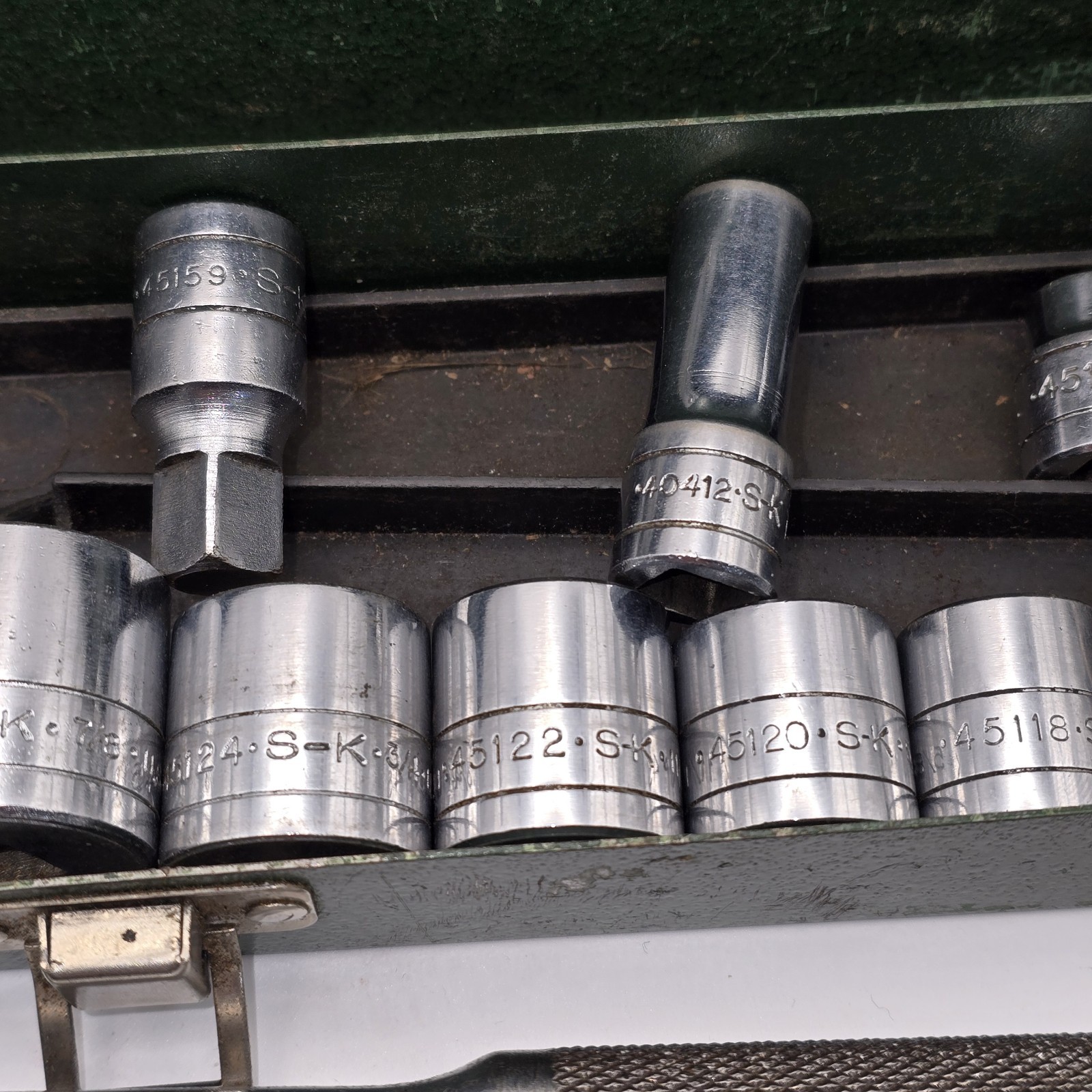 S-K Tools 3/8 SAE 17 Pc 12 Point 6 Point Socket Set Mac Craftsman 20 Photos READ