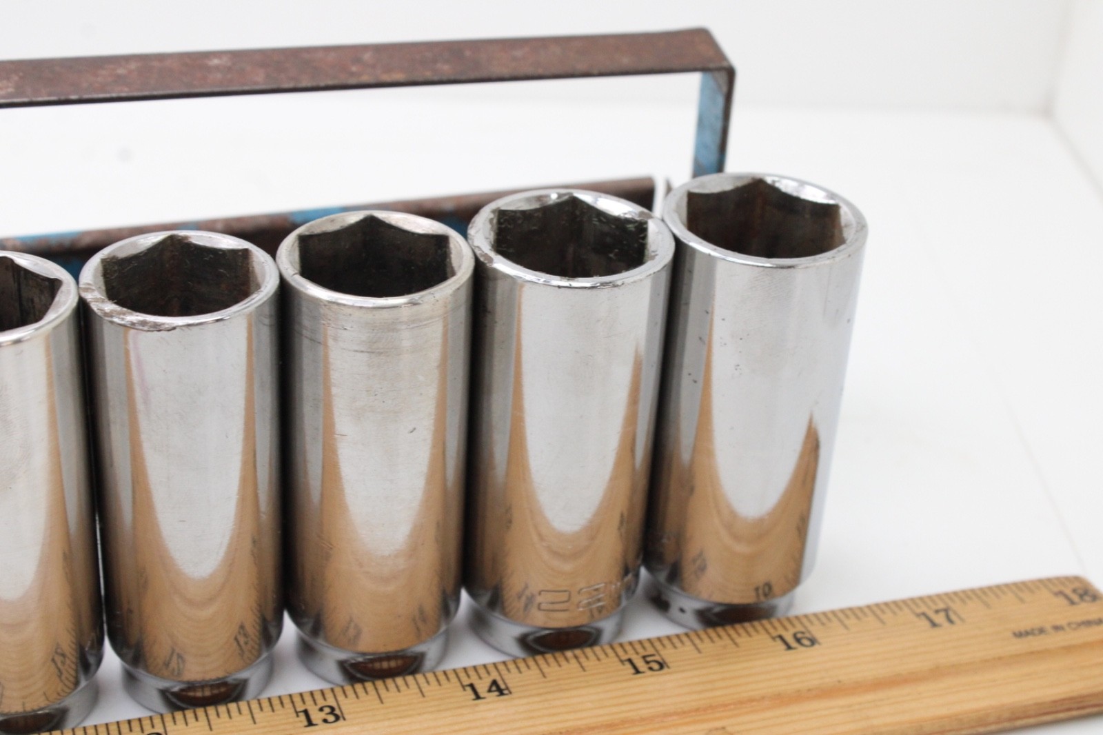 Matco BD6M6-BD23M6 6-23mm 3/8″ Drive 6 Point Metric Chrome Deep Socket Set USA