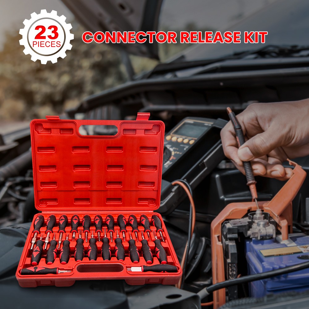 23x Car Terminal Removal Tool Kit Wire connector Pin Release Extractor Puller