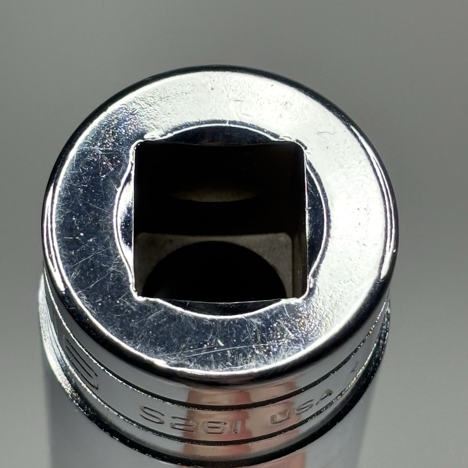 Snap On Tool S261 1/2 Dr 12Pt SAE 13/16 Flank Dr Deep Chrome Socket USA 1988