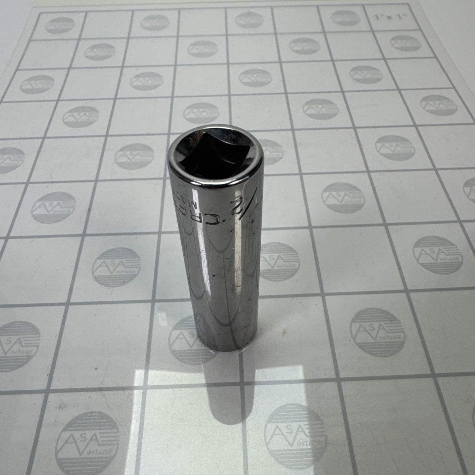 Vintage Craftsman 3/8″ Drive 1/2″ 12 Point Deep Socket SAE EE 43312 USA