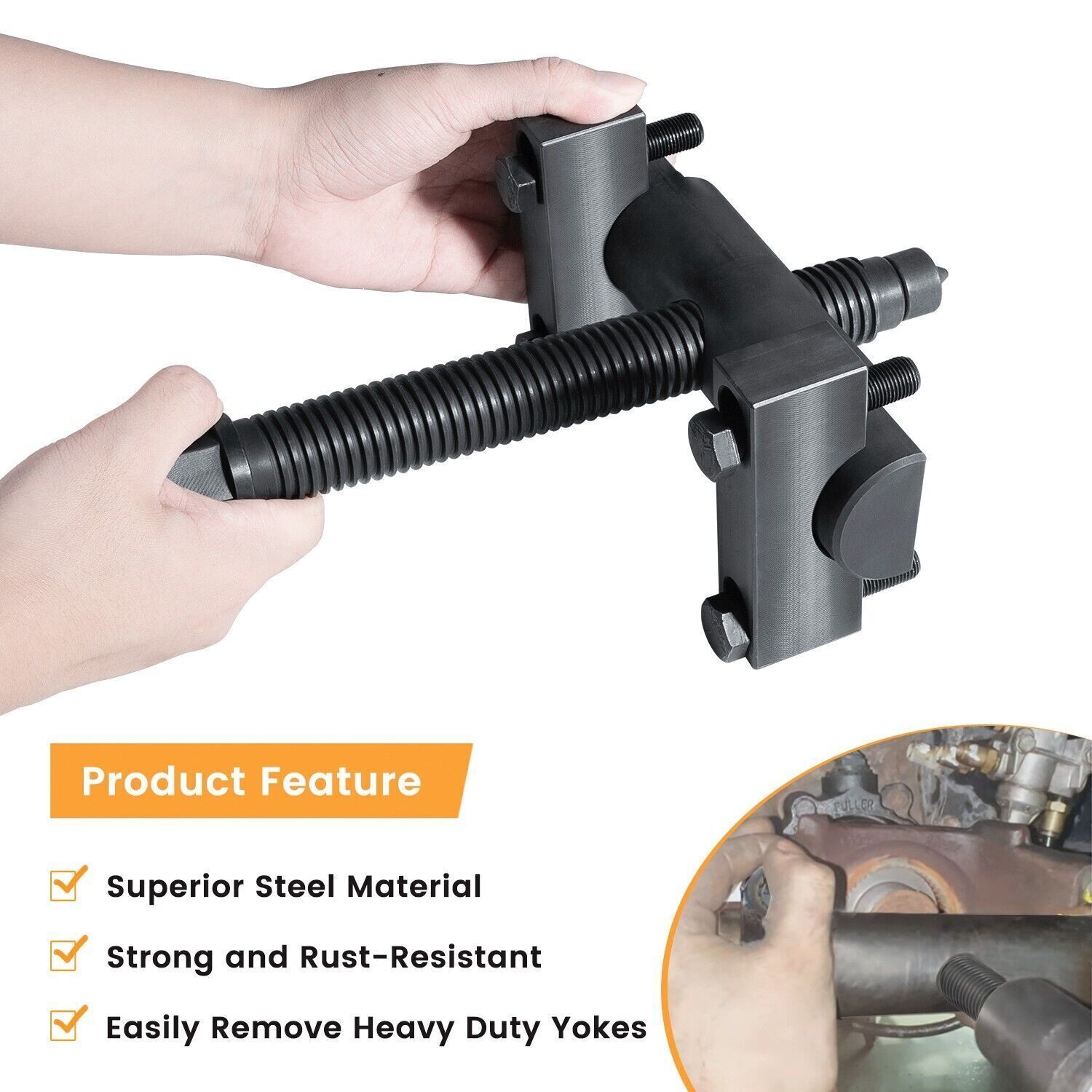 10803 Yoke Puller Tool for Class 6-8 Trucks & Equipment Spicer Meritor 1610 1710