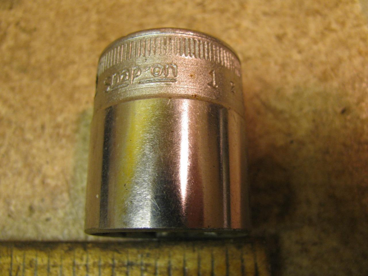 Snap On SW320 1″ 12 Point 1/2″ Drive Shallow Chrome Socket