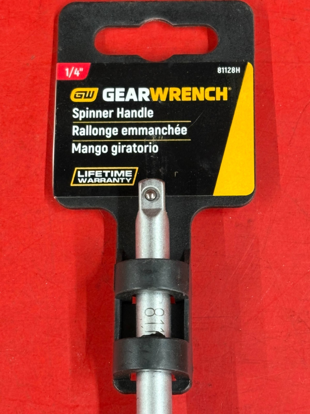 APEX TOOL GROUP GEARWRENCH 81128H SPINNER HANDLE 1/4″ DRIVE 7-3/4″ IN LONG
