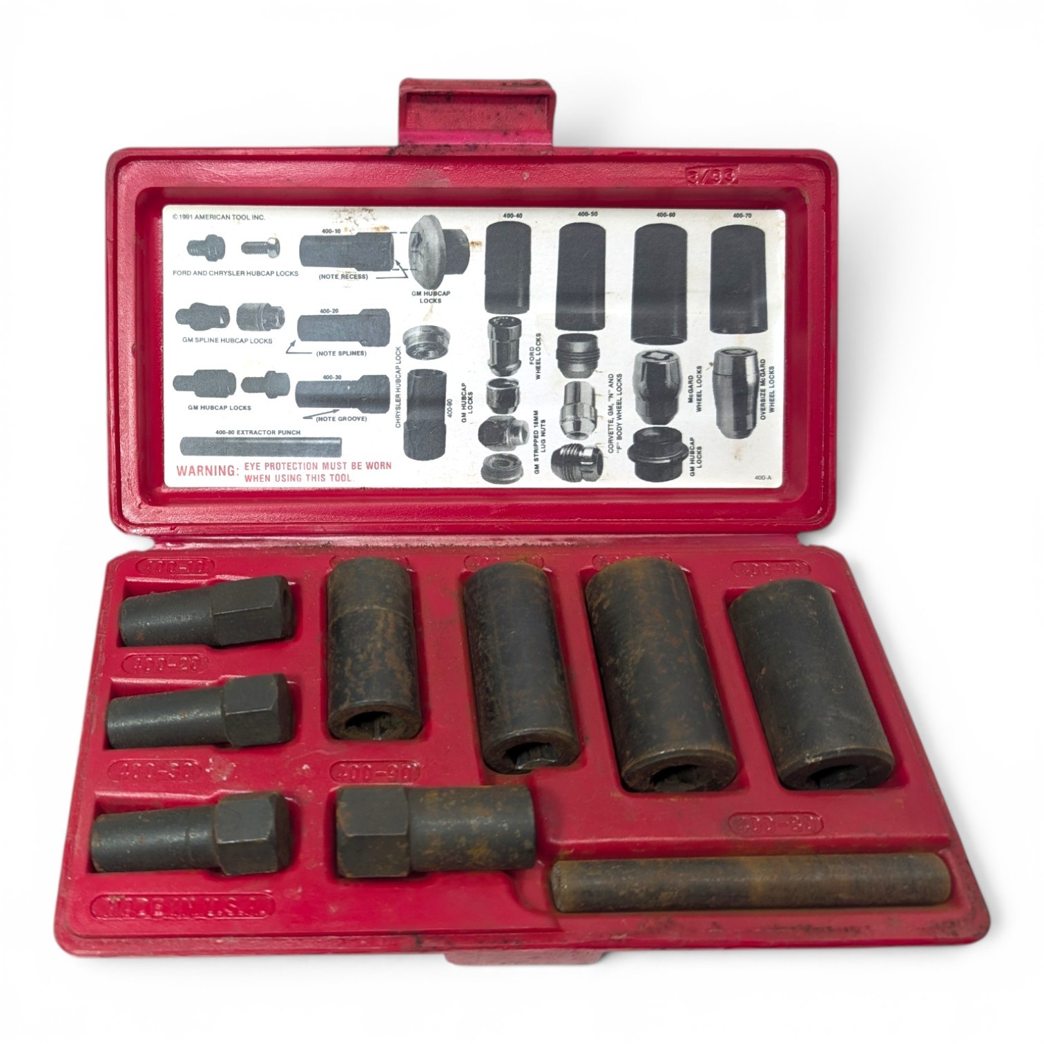Ken-Tool 30170 Hubcap & Wheel Lock Removal Kit – GM and Ford/Chrysler
