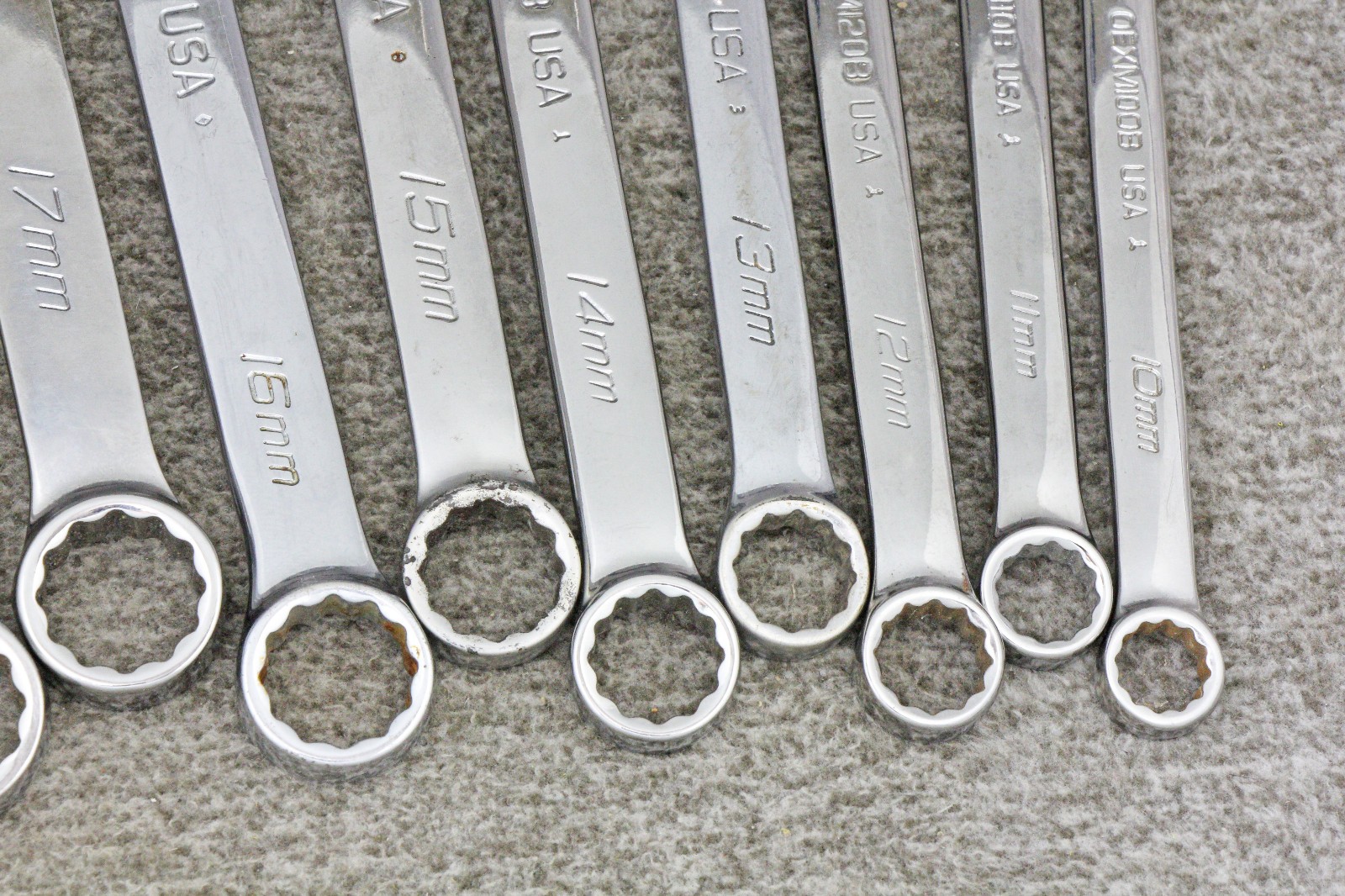 Snap on OEXM713 METRIC Combination Wrench Set 10 – 22mm + 24mm