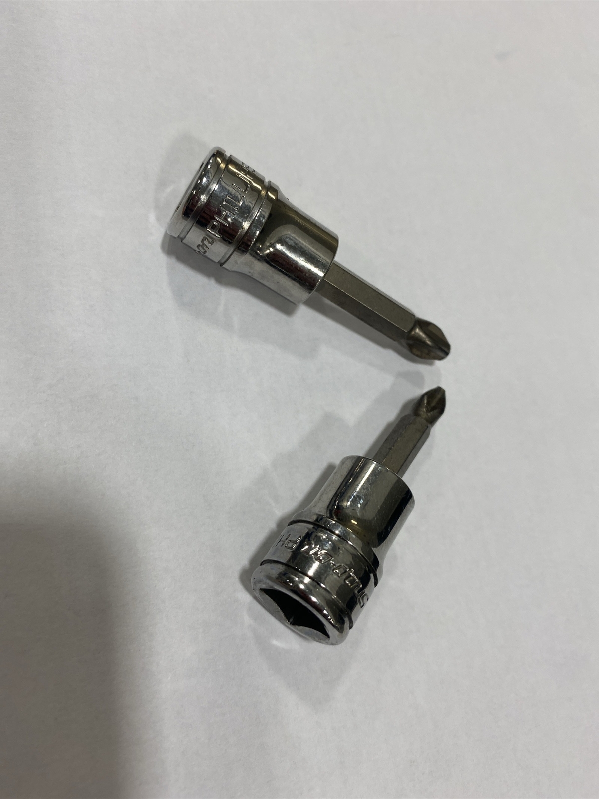Snap On #3 And #2 Phillips 3/8 Drive Socket FP32E And FP22E