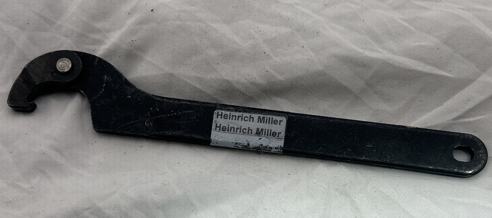 Germany Hinged Hook Spanner Wrench with Nose 20-35