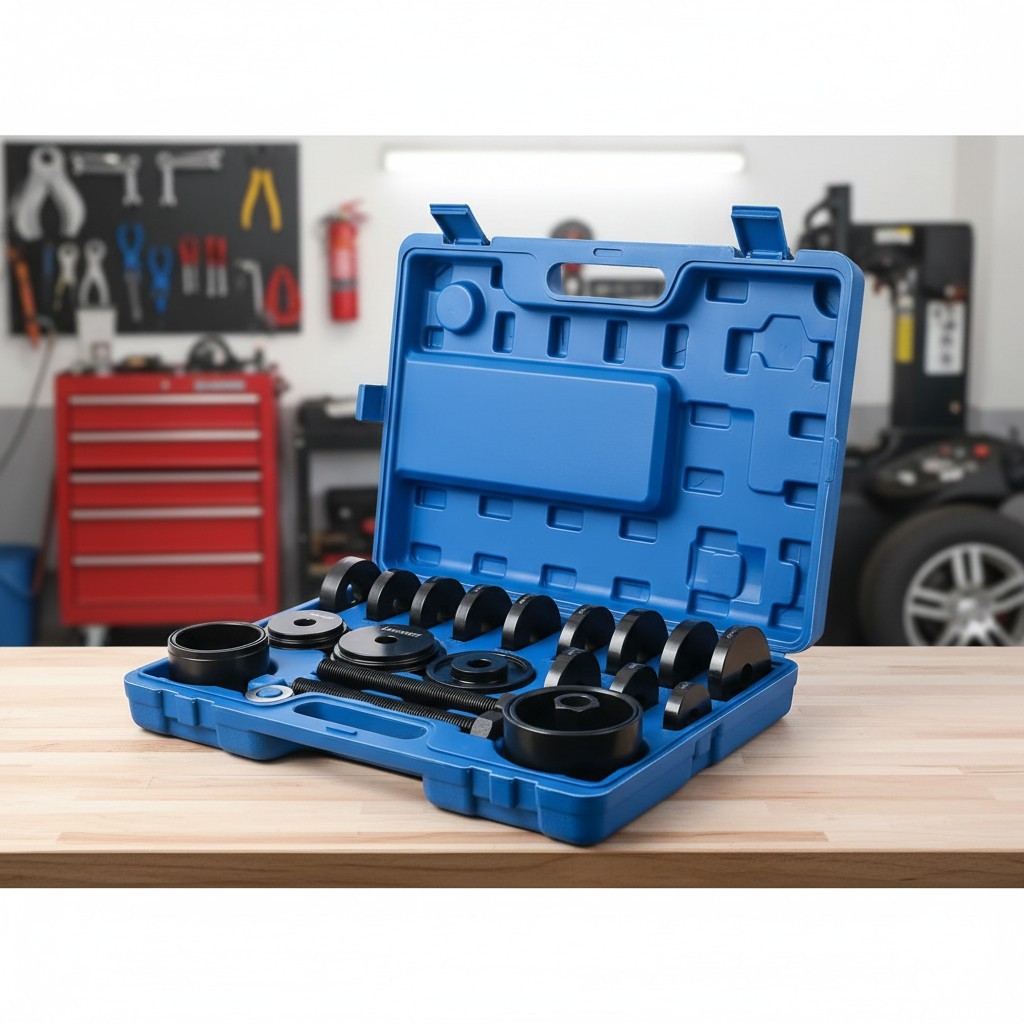 Universal 24-Piece Wheel Bearing Press Tool Set – Quality & Compact Case