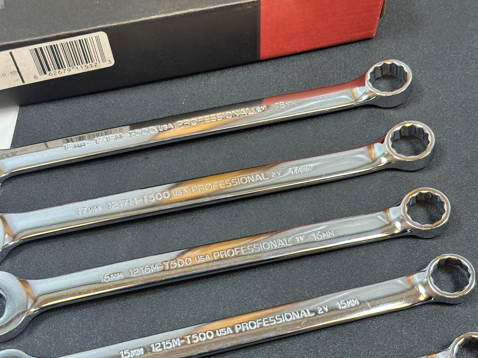 NEW PROTO Professional USA 9pc Metric 10mm-18mm ANTI-SLIP Combination Wrench Set