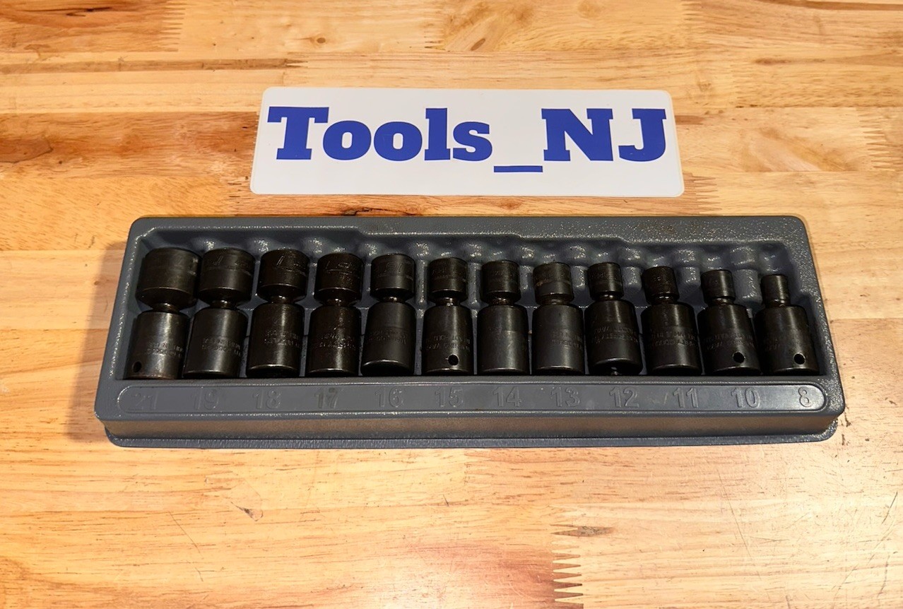 Snap-on™ 212IPFM 3/8″ Drive 8 to 21 mm 6-point Impact Swivel Socket Set