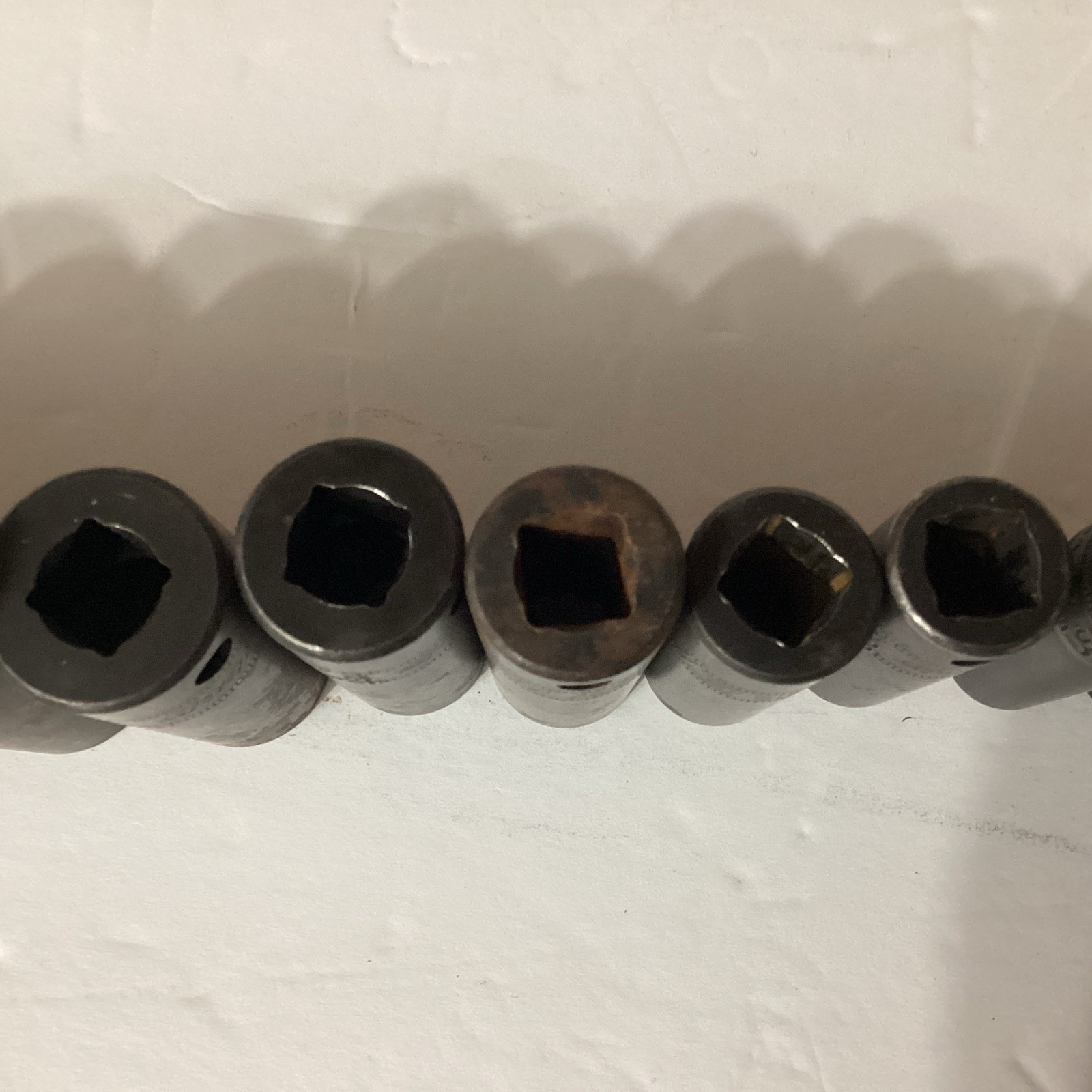 Snap On 8mm-19mm Added 21mm And 24mm Deep Well Impact 3/8 Drive Socket Set