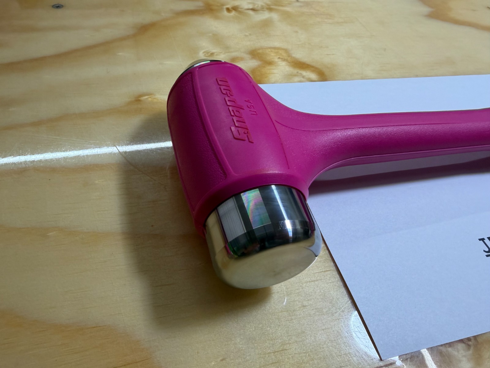 Snap-on Tools NEW ELECTRIC PINK 56oz / 1550g Soft Grip Dead Blow Hammer HBBD56EP