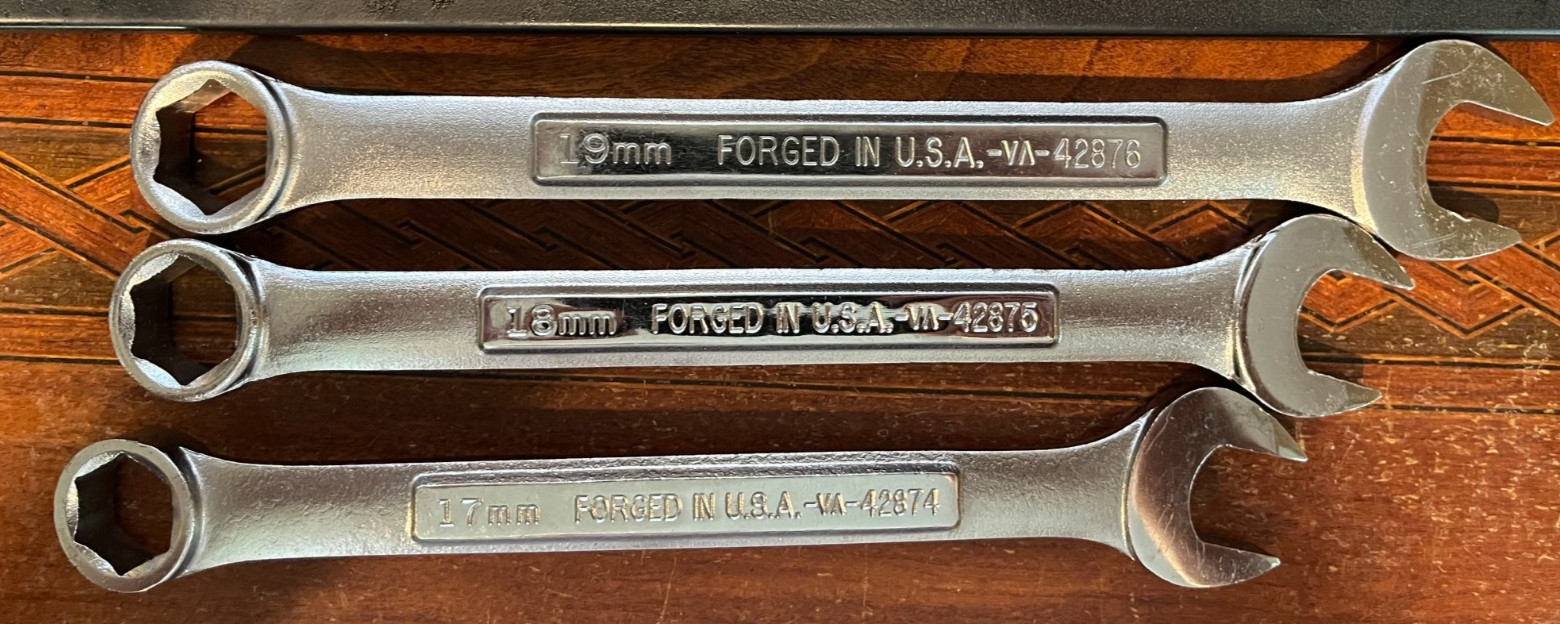 Craftsman USA VA 13-pc Metric 6-Point Combination Wrench Set 7-19mm RARE!