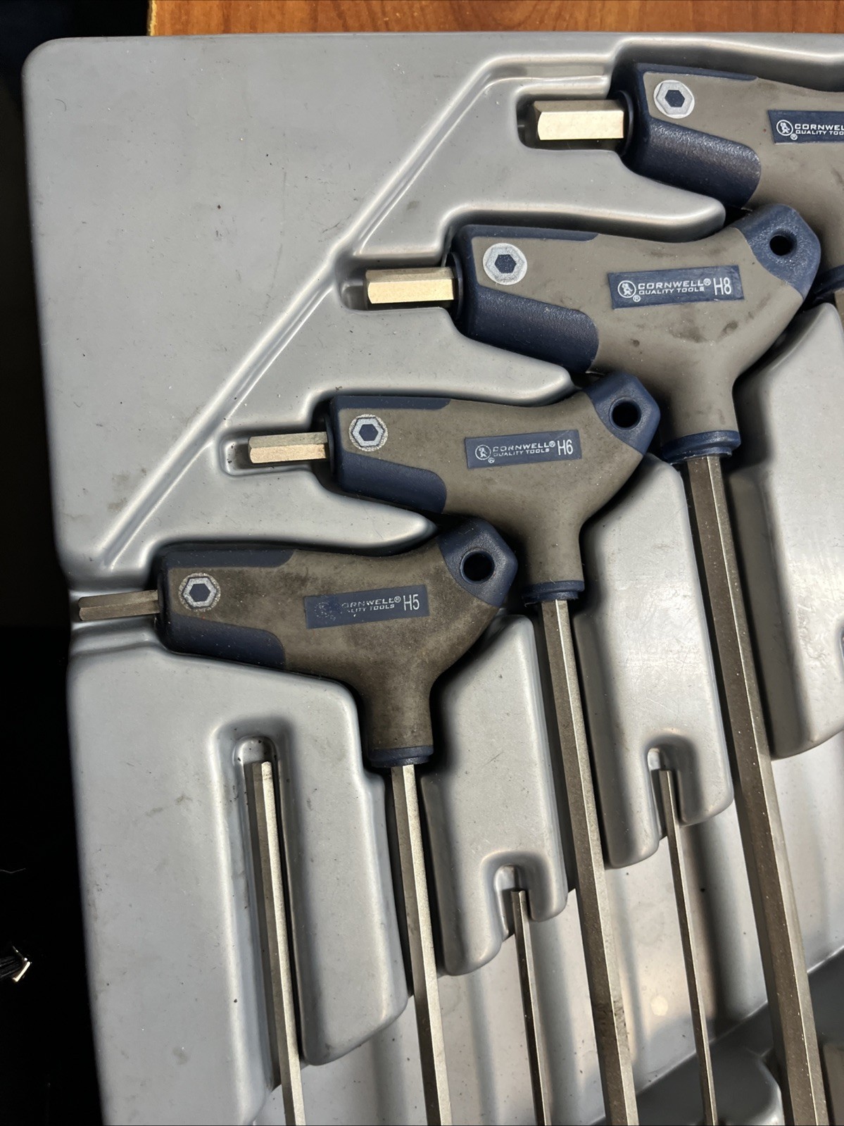 CORNWELL TOOLS CBS8THM 8 Piece Metric T-Handle Hex Key Set